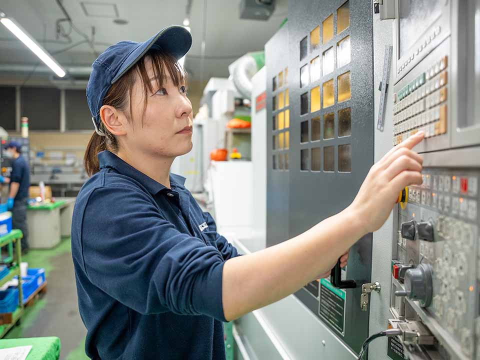 精密部品を高精度・高品質に